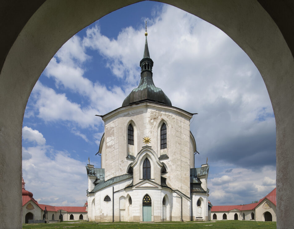 Pohled na Zelenou horu z ambitu - foto Aleš Jungmann