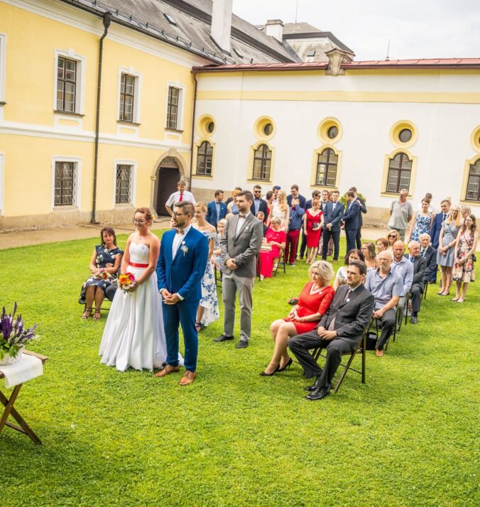 Svatba na IV. zámeckém nádvoří