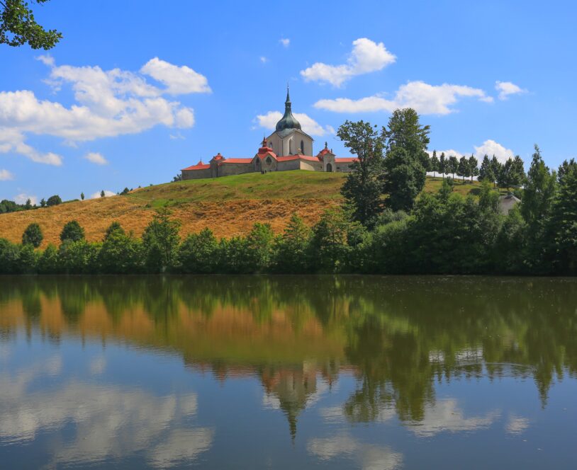 Poutní kostel sv. Jana Nepomuckého na Zelené hoře, foto Michal Mašek