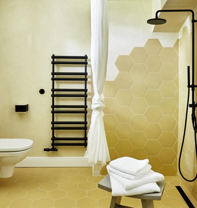 Zahradníkův domek - koupelna žlutého pokoje - Zámek Žďár nad Sázavou