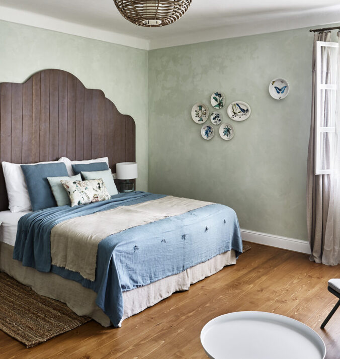 Zahradníkův domek, ložnice modrého pokoje - Zámek Žďár ubytování