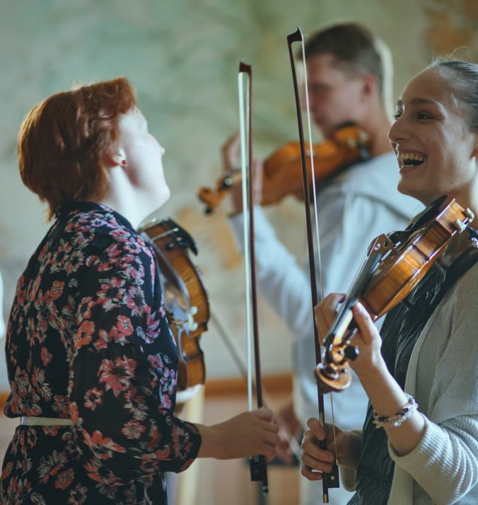 Mezinárodní mistrovské houslové kurzy Bohuslava Matouška a Jakuba Junka - studenti při zkoušce II